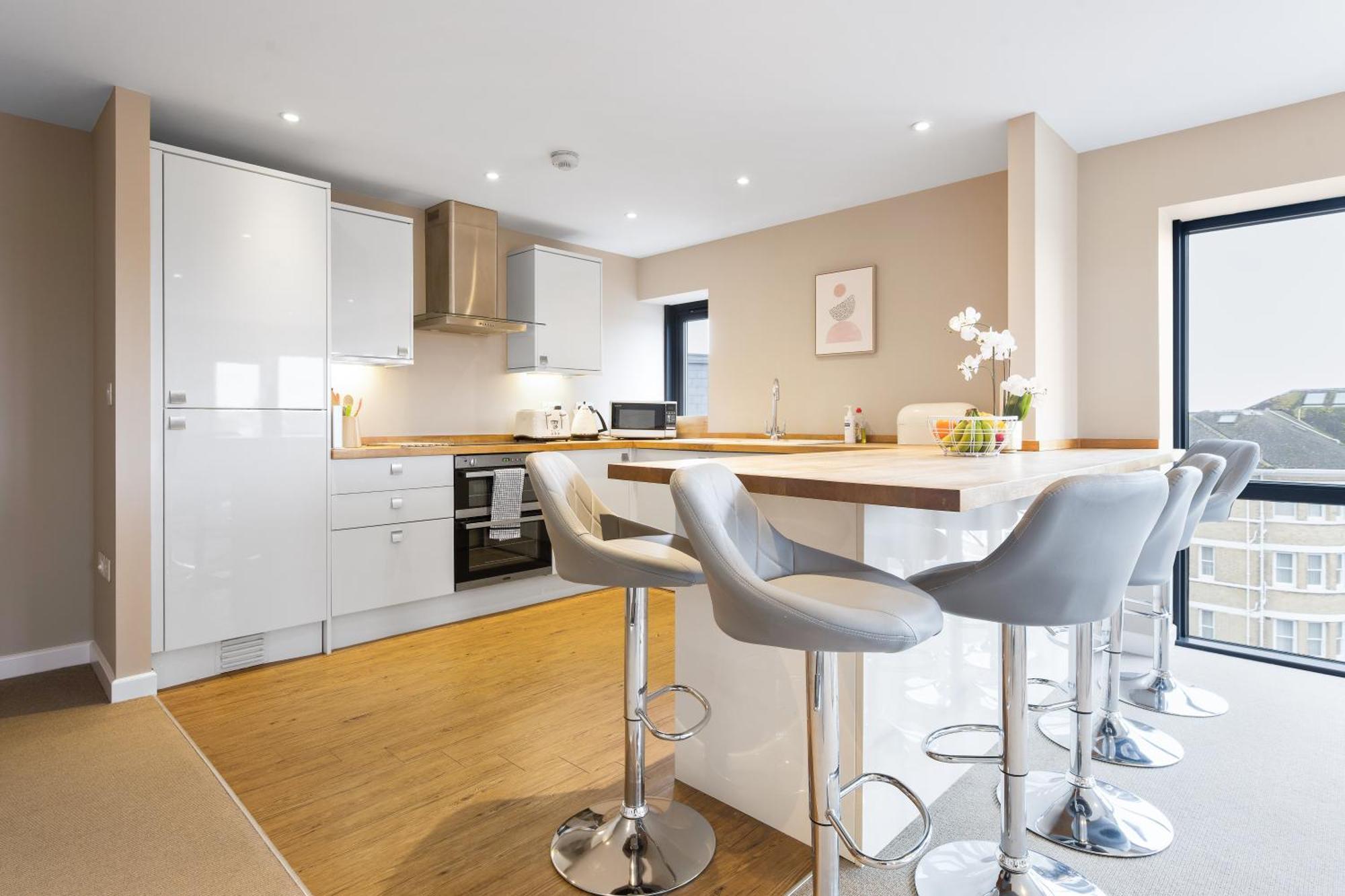 Apartmán Westcliff Penthouse With Sea Views And Balcony Bournemouth Exteriér fotografie
