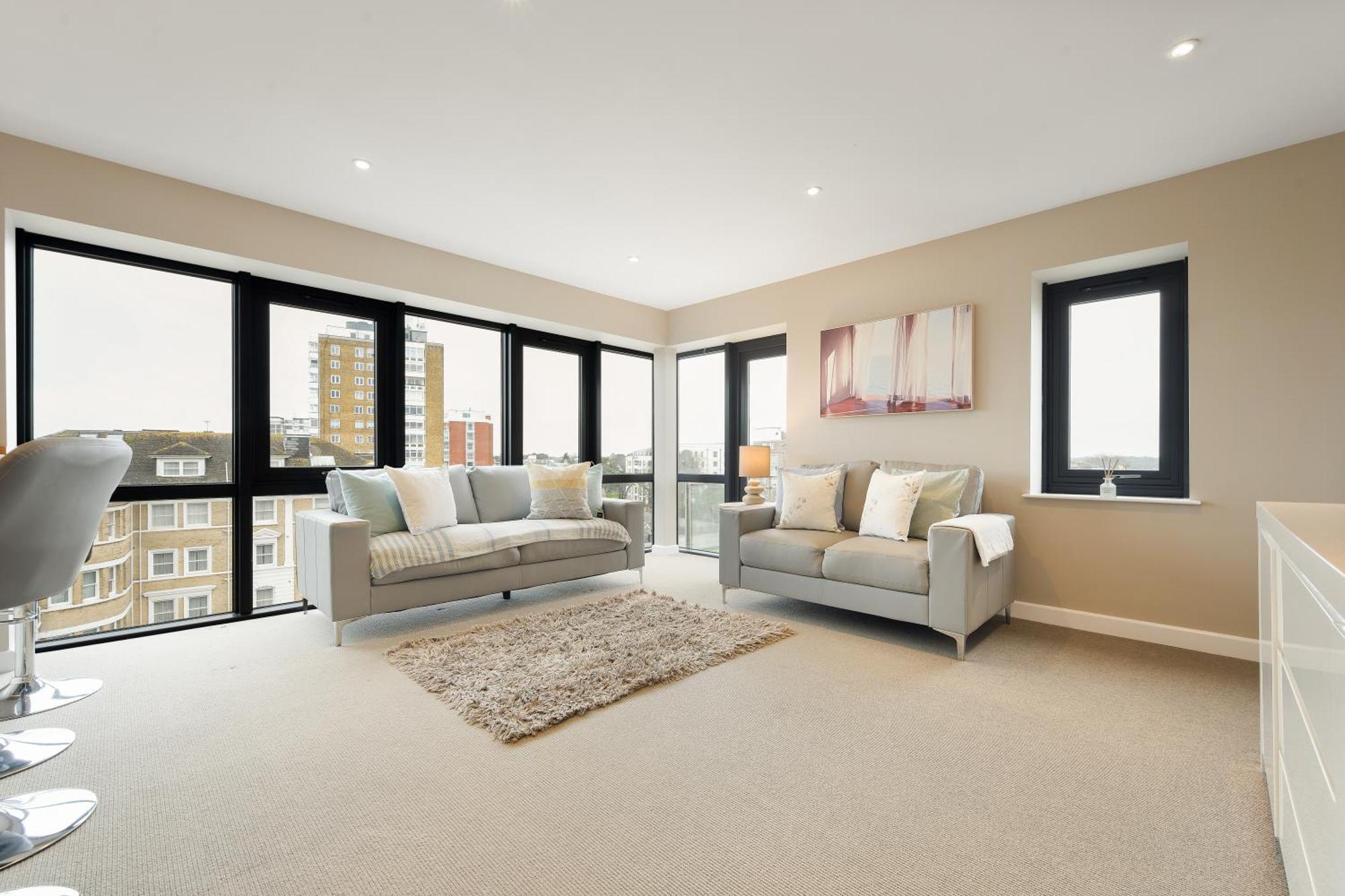 Apartmán Westcliff Penthouse With Sea Views And Balcony Bournemouth Exteriér fotografie